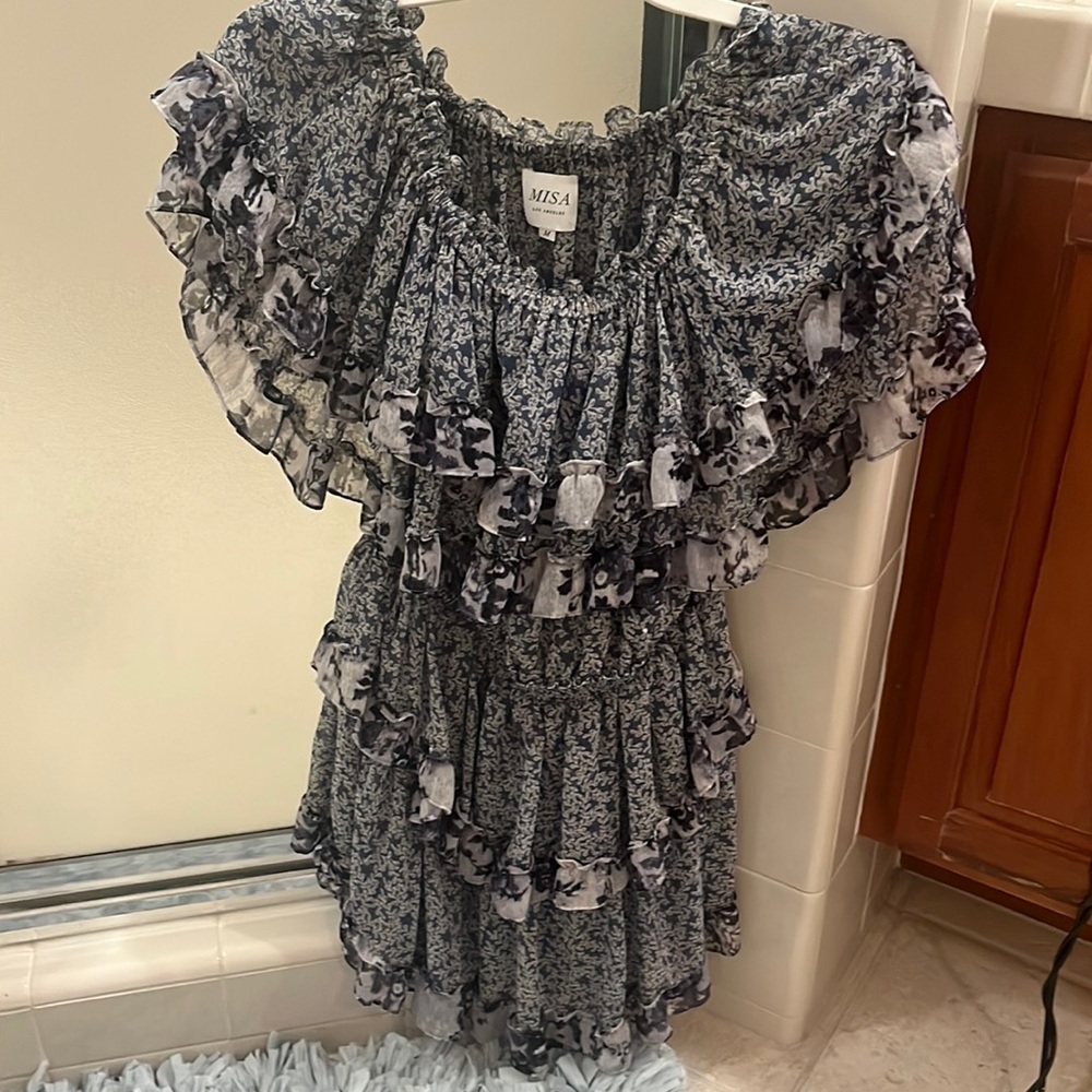 MISA off the shoulder dress